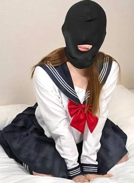 10-010225-01 The School Uniform: A masochist girl reveals her sexual inclinations with a masochistic mask