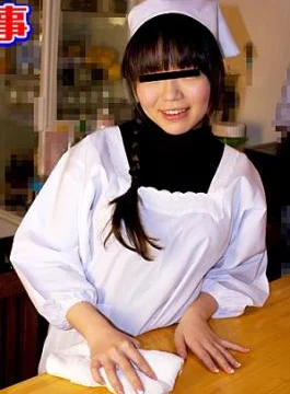 10-021925-01 Amateur work: The restaurant’s poster girl has a dynamite F-cup body and wears an