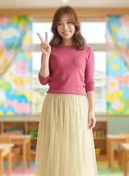 FC2PPV-4922865 A married nursery school teacher at a kindergarten with a cute smile and long