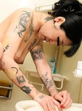 PA-082825-100 A greedy wife covered in tattoos wants a dick in her ass too